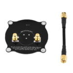 5.8GHz Triple Feed Patch Antenna SMA RP-SMA Directional Circularly Polarized Antenna for FPV Racing Drone Black