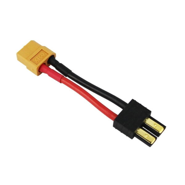 Male TRX to Female XT60 Connector Adapter Cable 14awg 1.96in RC Wireless Charger Adapter LiPo