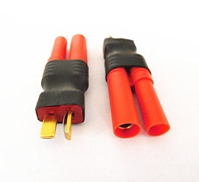 T-Plug Deans Male To HXT 4mm Bullet Banana Plug Connector Conversion Adapter for RC LiPo NiHM Battery