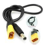 XT60 Adapter Cable XT60 Male Bullet Connector to Male DC 5.5mm X 2.5mm Power Cable