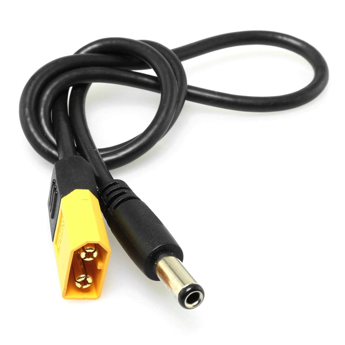 XT60 Adapter Cable XT60 Male Bullet Connector to Male DC 5.5mm X 2.5mm Power Cable
